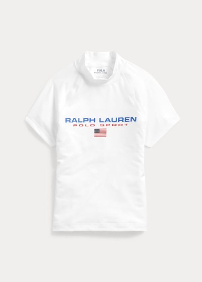 Women's Polo Ralph Lauren Polo Sport Cropped T Shirts | 165794XKH